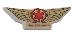 Air Canada Junior Plastic  Wings Stickers  Vintage Wings 