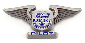 Canadian Regional Airlines Junior Pilot Wings