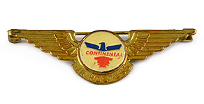Continental Airlines Jr Hostess Wings