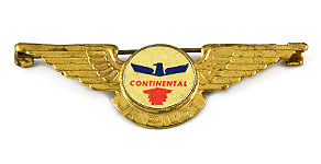 Continental Airlines Jr. Pilot Wings