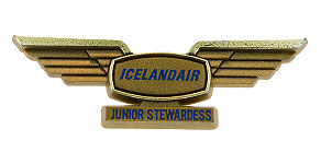 Icelandair Junior Stewardess Wings