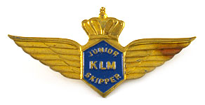 KLM Junior Skipper Wings