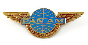 Pan American World Airways Junior Clipper Pilot Wings