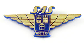 Scandinavian Airlines Hostess Wings