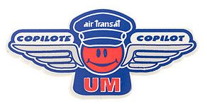 Air Transat Copilote Copilot UM Wings