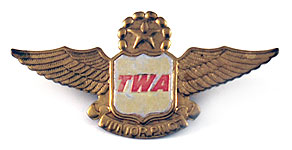 Trans World Airlines Junior Pilot Wings