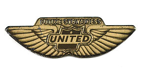 United Airlines Future Stewardess Wings