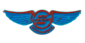 United Airlines Jr. Stewardess Wings