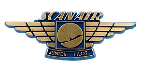 Scanair Junior Pilot Wings