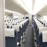 Economy class aboard the 777