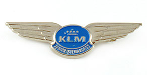 KLM Junior Stewardess Wings