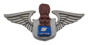 United Airlines Mystery Tiki Wings
