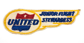 United Airlines Junior Flight Stewardess Wings