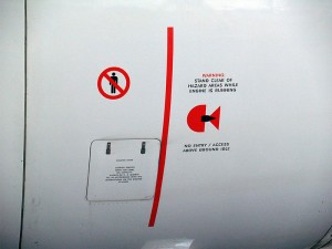 Don't stand near jet engines