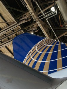 Continental Boeing 757 tail